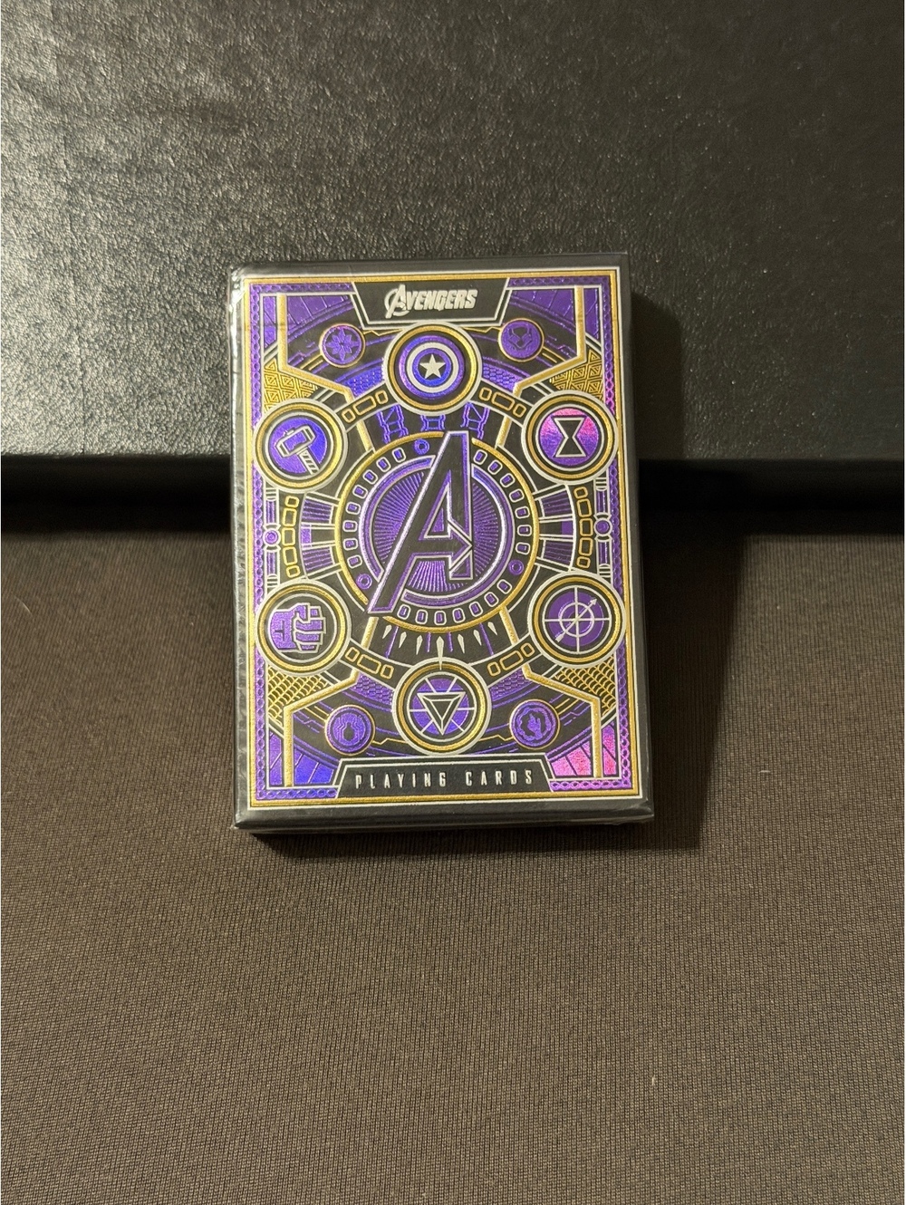 Marvel Avengers Infinity Theory 11 Premium Deck Playing Blue Foil Cards New MIP